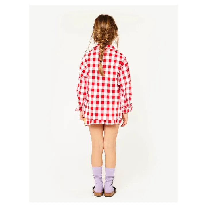 Spider Gingham Shorts with Knickers | Red- Product image n°3