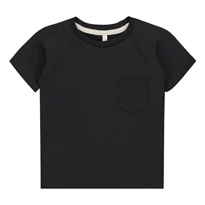 Camiseta Classic Bolsillo Algodón Biológico | Negro- Imagen del producto n°0