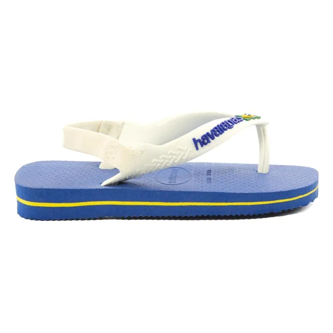 Chanclas Baby Brasil Logo | Azul