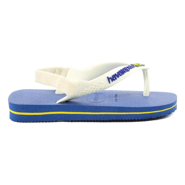 Tongs Baby Brasil Logo | Bleu- Image produit n°0