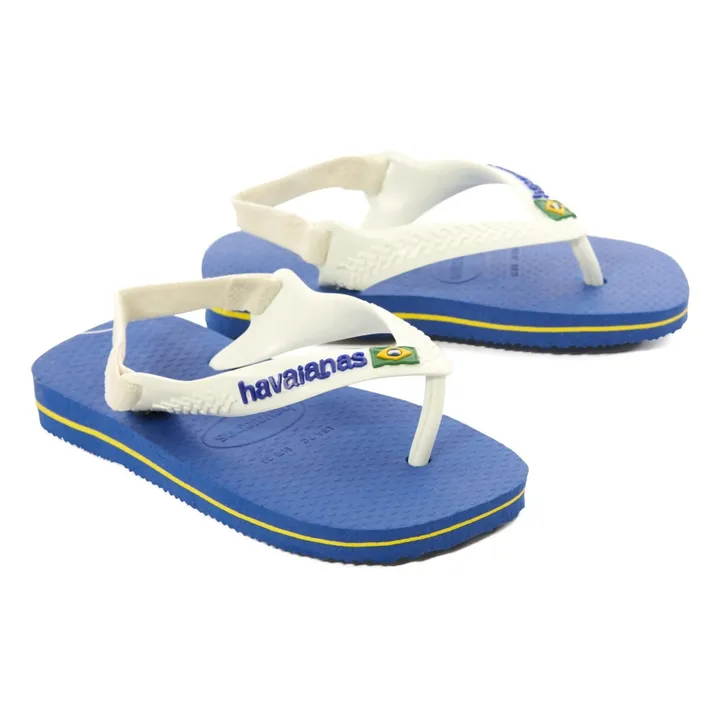 Tongs Baby Brasil Logo | Bleu- Image produit n°2