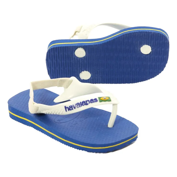 Logo Brasil Baby Flip Flops | Blue- Product image n°3