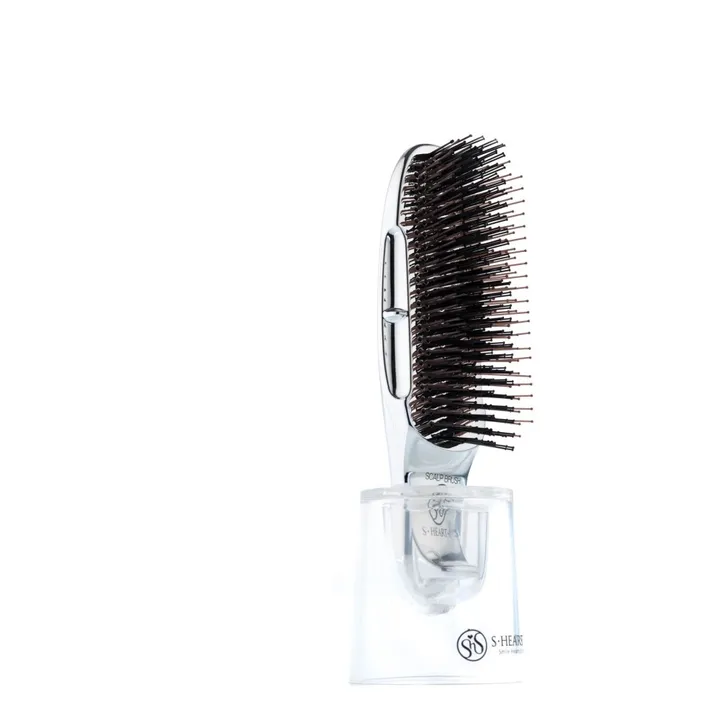 Haarbürste Scalp + mini | Silber- Produktbild Nr. 1