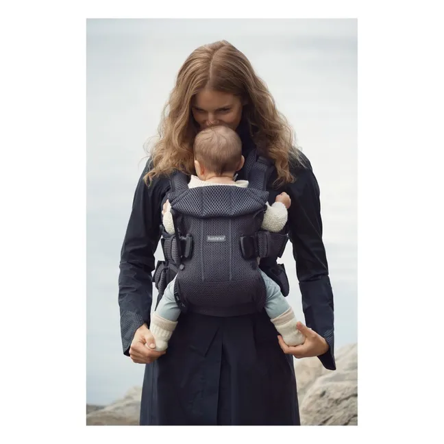 Porte-bébé One Air en mesh | Gris anthracite