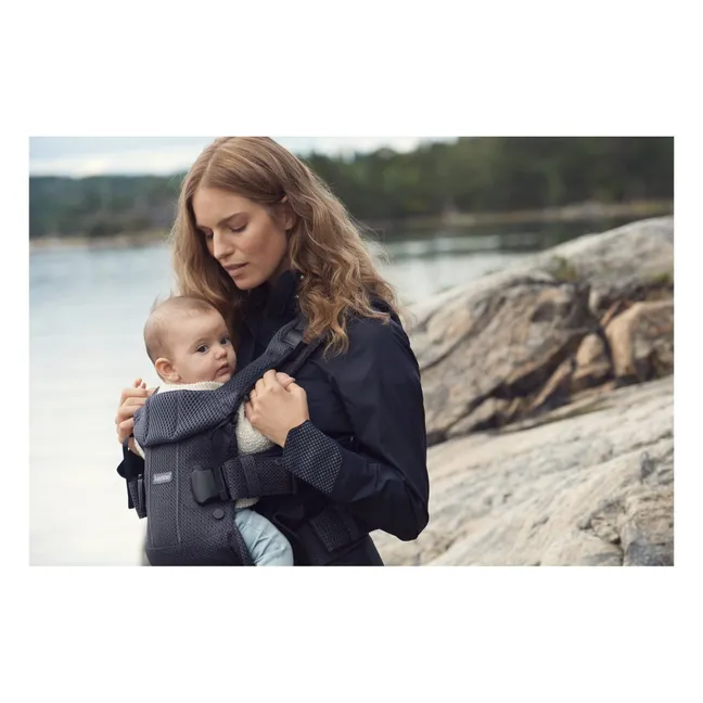 Porte-bébé One Air en mesh | Gris anthracite