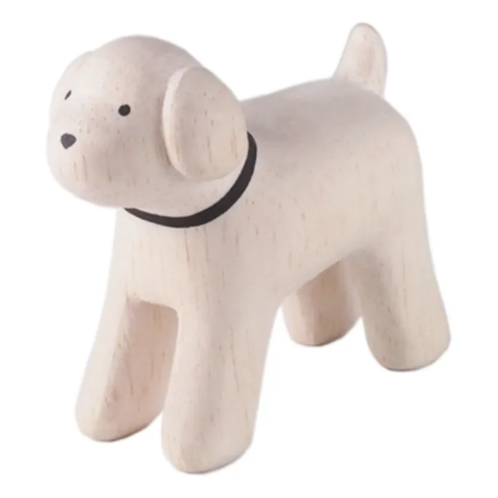 Holzfigur Hund Pudel- Produktbild Nr. 0