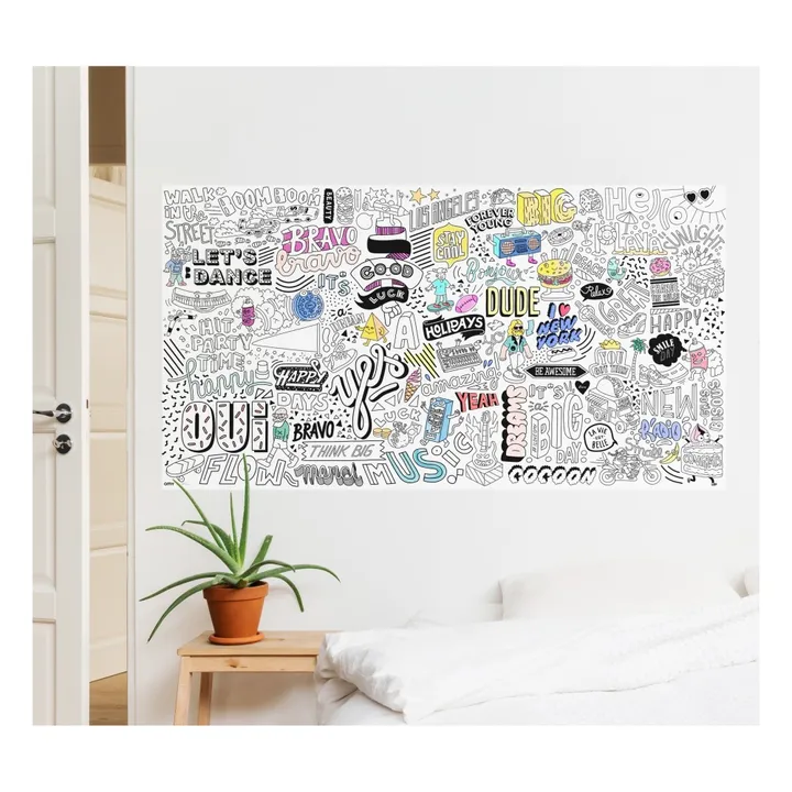 Street Art Giant Colouring Poster- Product image n°1
