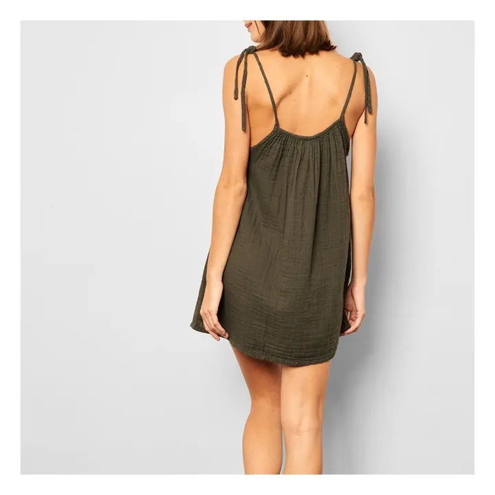 Mia Short Dress  - Woman Collection  | Dark Grey S021- Product image n°3