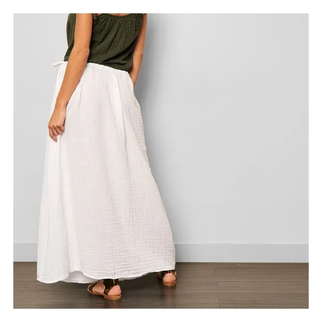 Ava Long Skirt  - Woman Collection  | White S001
