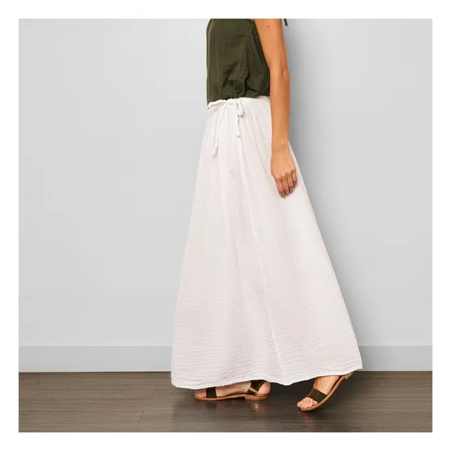 Ava Long Skirt  - Woman Collection  | White S001