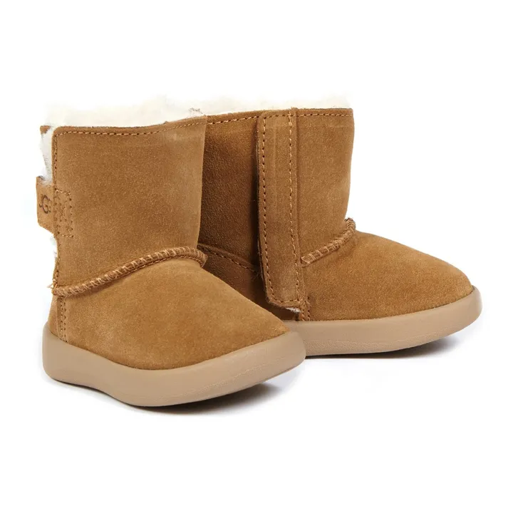 Keelan Fur Lined Boots | Camel- Product image n°1