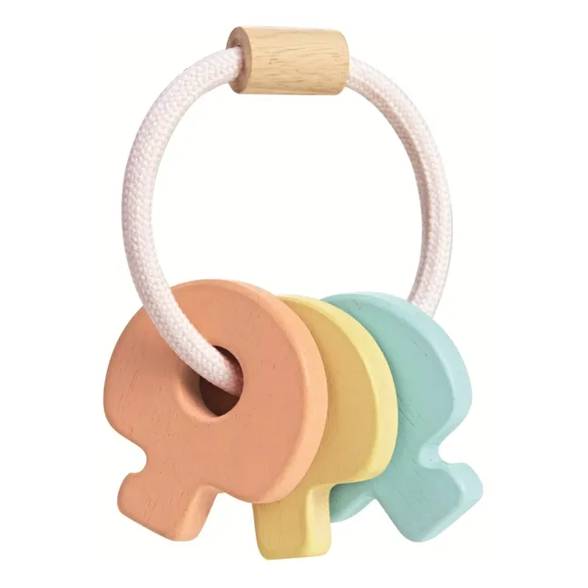 Pastel Key Ring Rattle