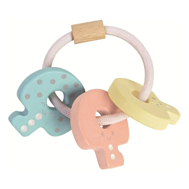 Pastel Key Ring Rattle