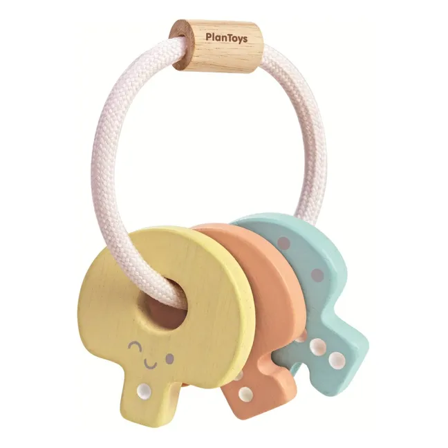Pastel Key Ring Rattle