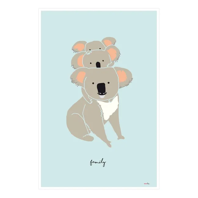 Poster Koala Familly 