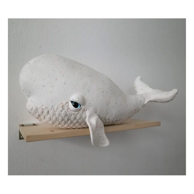 Albino Beluga Giant Soft Toy | White