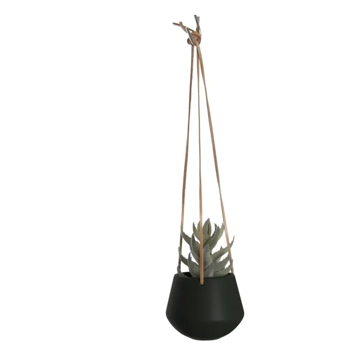 Ceramic Hanging Planter | Black- Product image n°2