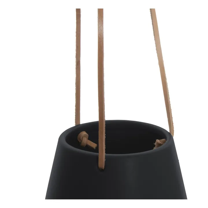 Pot suspendu en céramique | Noir- Image produit n°3