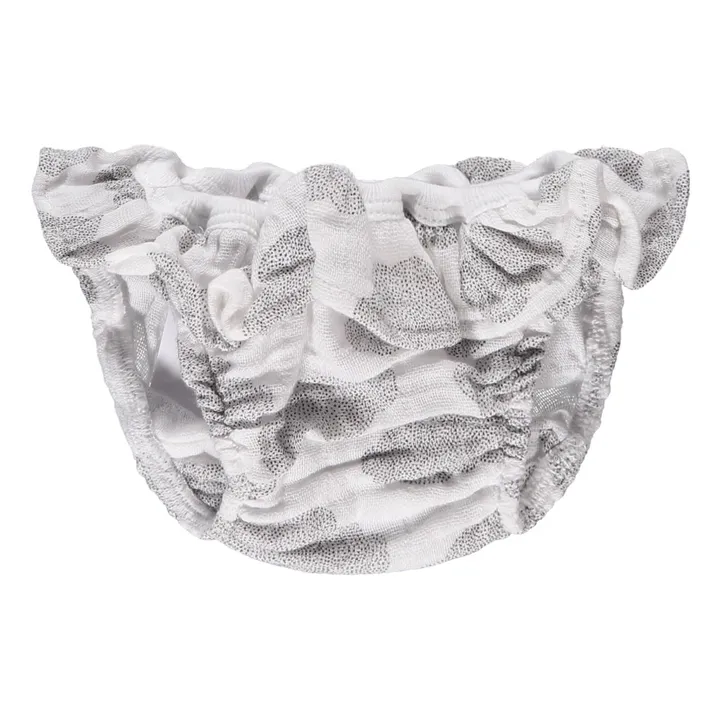 Costume da bagno nuvole in mussola Jane  | Bianco- Immagine del prodotto n°0