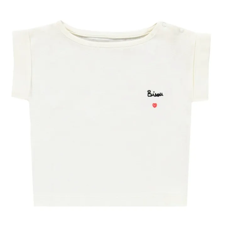 Camiseta Bisou | Blanco- Imagen del producto n°0