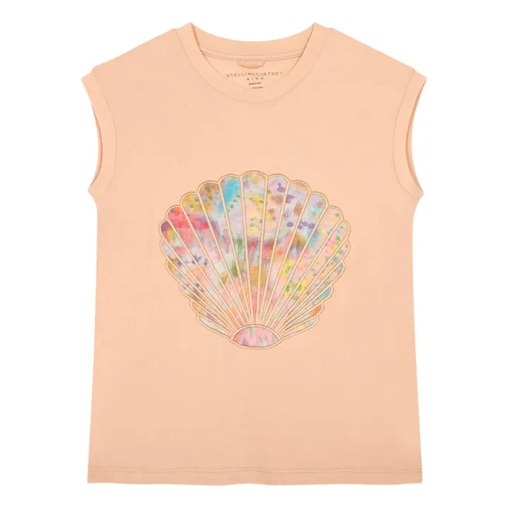 Lois Shell Organic Cotton T-Shirt | Pale pink- Product image n°0