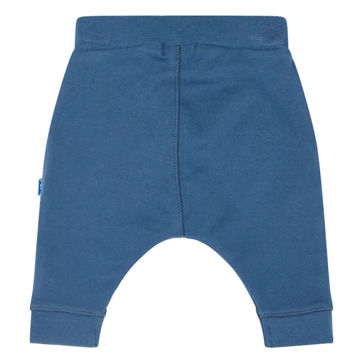Pantalon Poches Coton Bio | Bleu- Image produit n°2