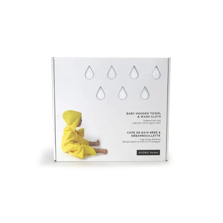 Babycape und Waschlappen | Weiß- Produktbild Nr. 2