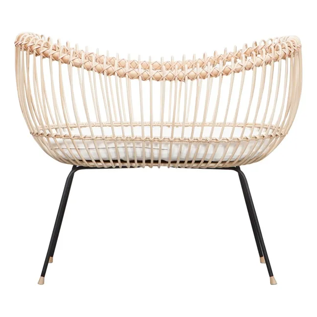 Lola Handmade Rattan Bassinet