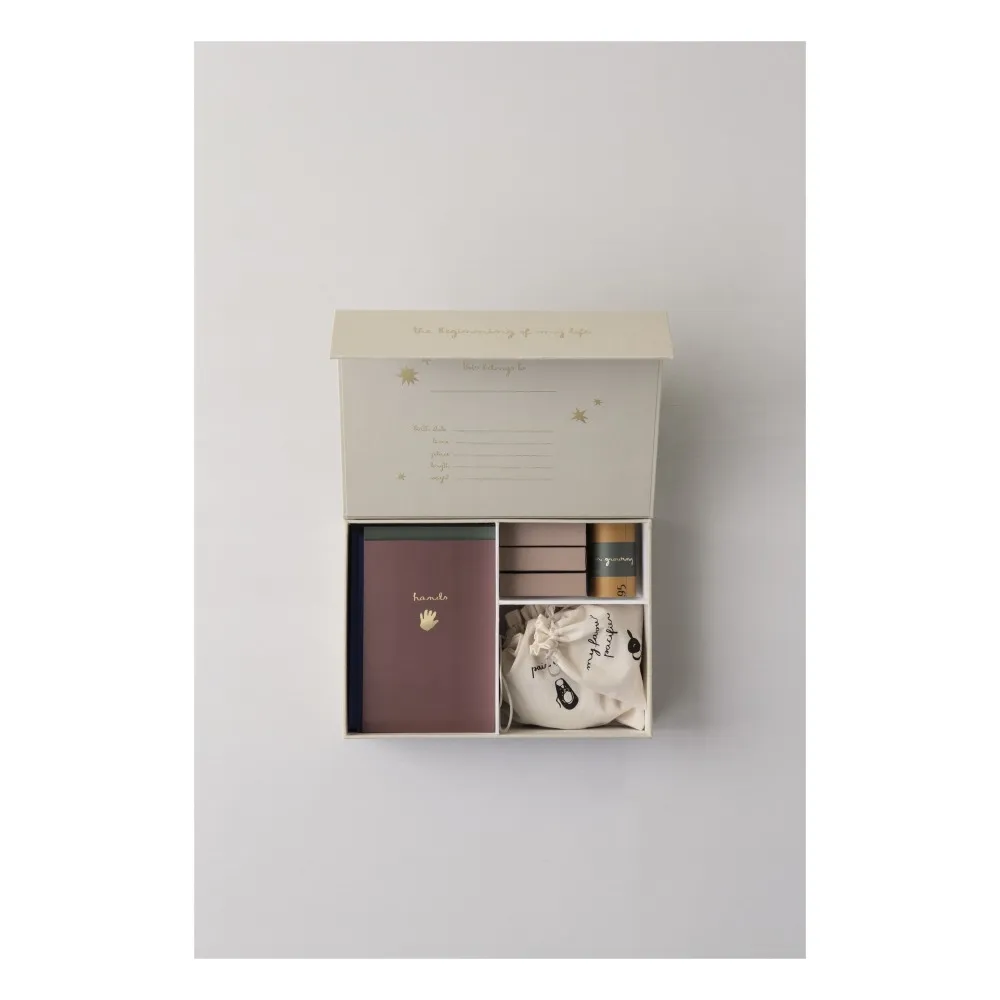 Boîte à souvenirs Le début de ma vie | Ecru- Image produit n°8