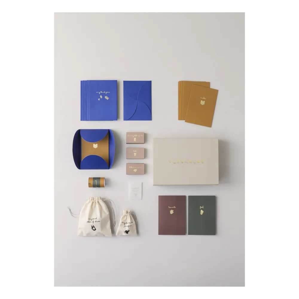 Boîte à souvenirs Le début de ma vie | Ecru- Image produit n°1
