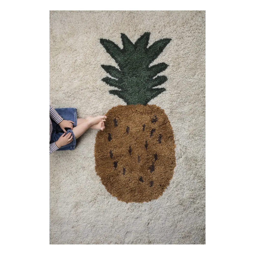 Tapis en laine Fruiticana ananas- Image produit n°1