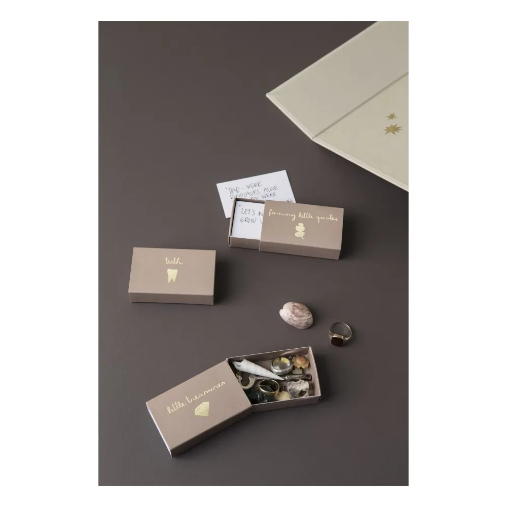 Boîte à souvenirs Le début de ma vie | Ecru- Image produit n°5