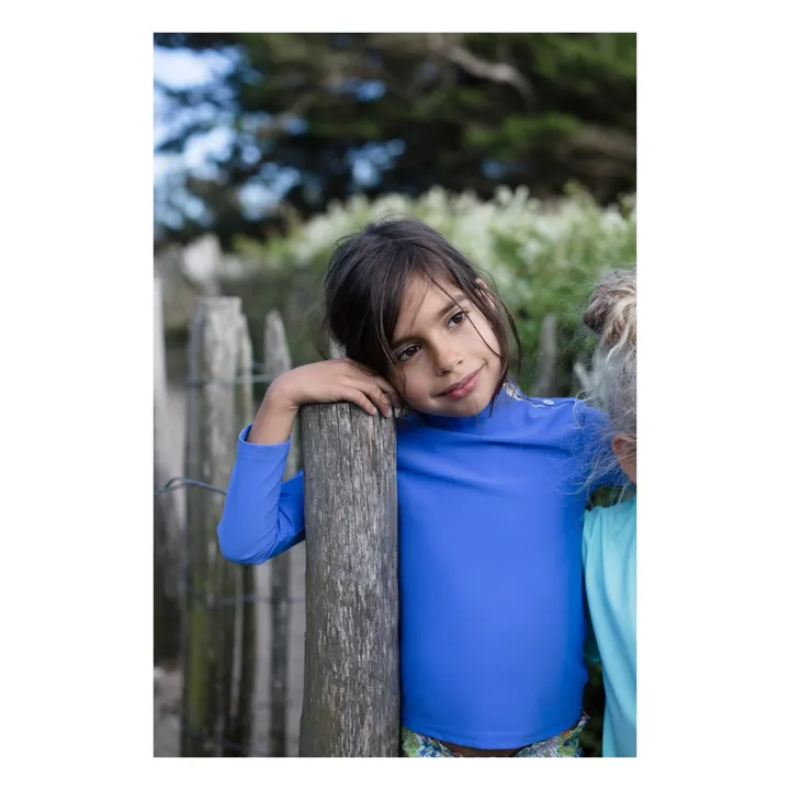 Turbot 50+ UV Protective Long Sleeve T-Shirt | Indigo blue- Product image n°1