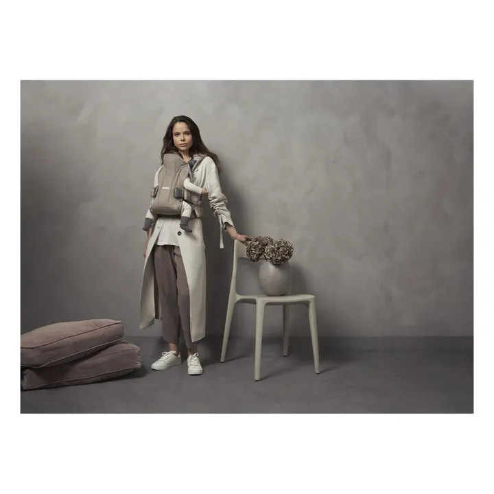 Porte-bébé One Air en mesh | Grège- Image produit n°2