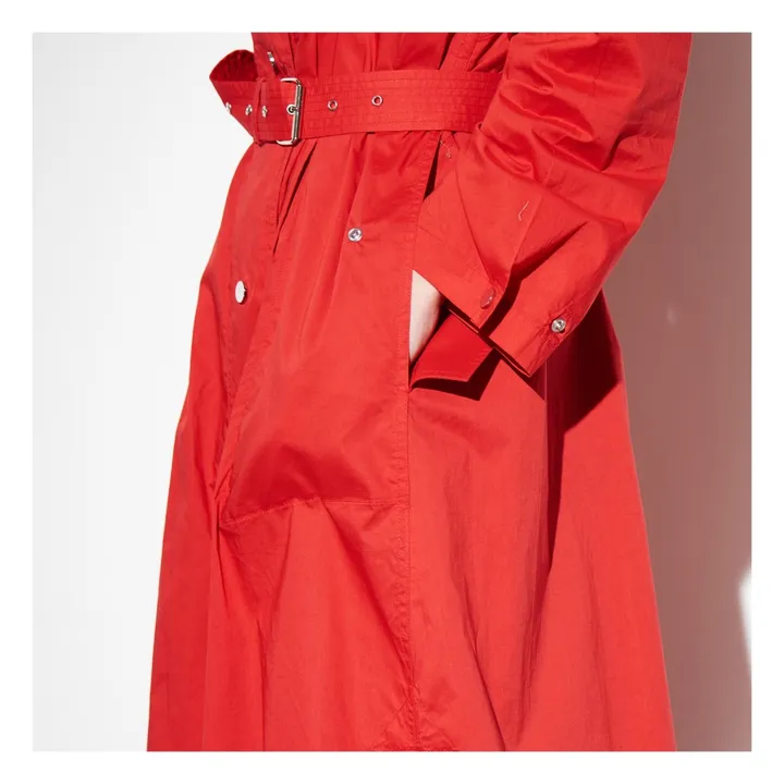 Vestido Largo con Cinturón Shelf | Rojo- Imagen del producto n°5
