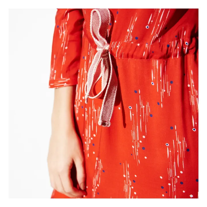Kleid Khan  | Rot- Produktbild Nr. 2