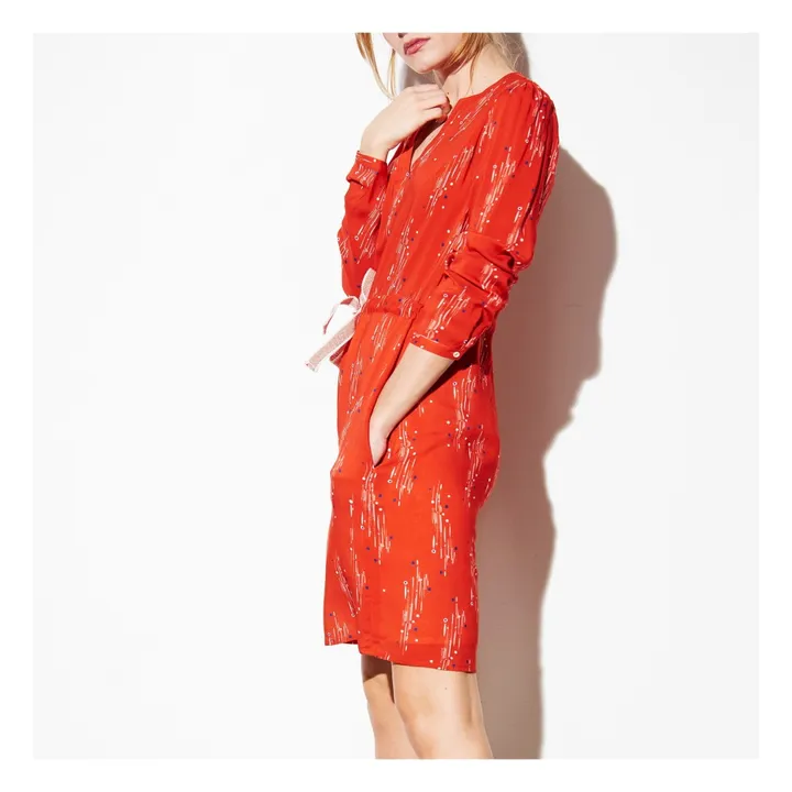 Kleid Khan  | Rot- Produktbild Nr. 1