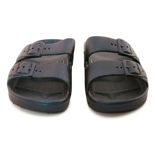 Sandales Metallics | Bleu foncé