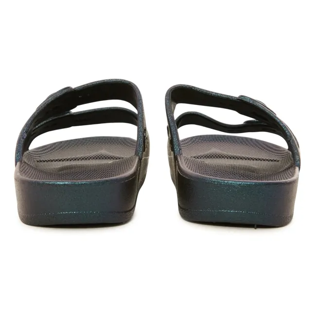 Sandales Metallics | Bleu foncé