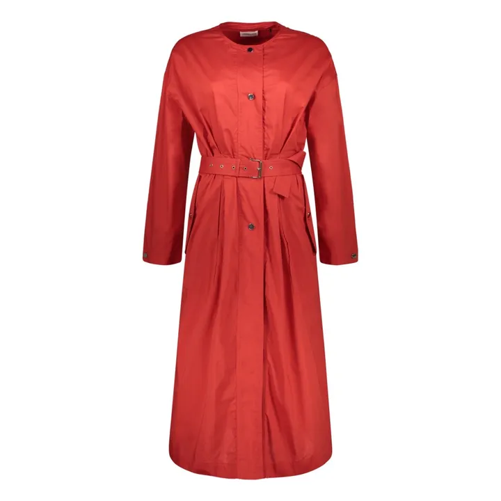 Vestido Largo con Cinturón Shelf | Rojo- Imagen del producto n°0