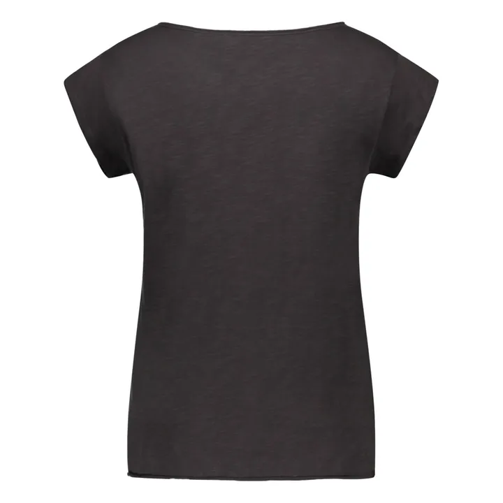 T-Shirt Coton Bio Karma | Gris charbon- Image produit n°2