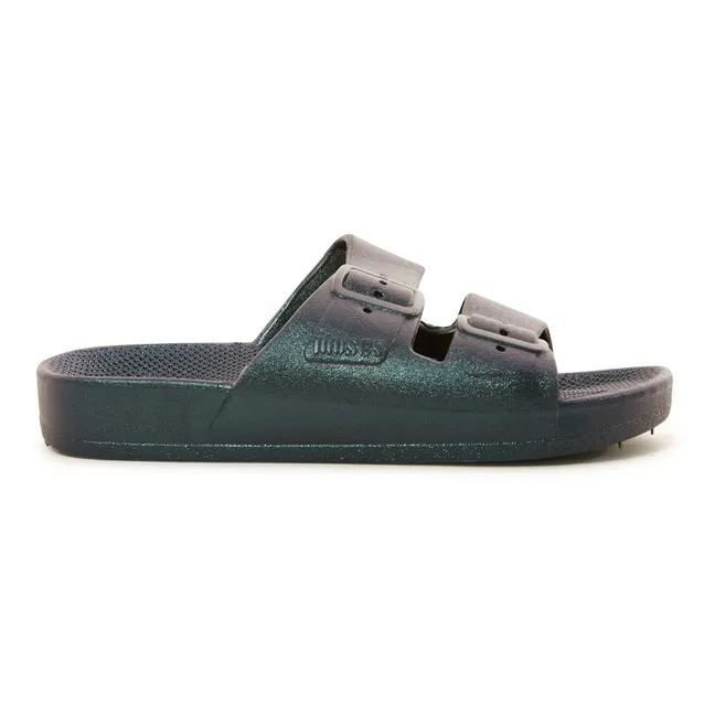 Sandales Metallics | Bleu foncé