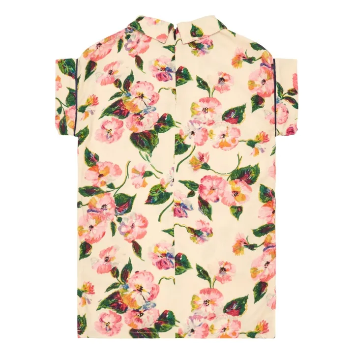 Vestido camisero flores Astride | Rosa- Imagen del producto n°2