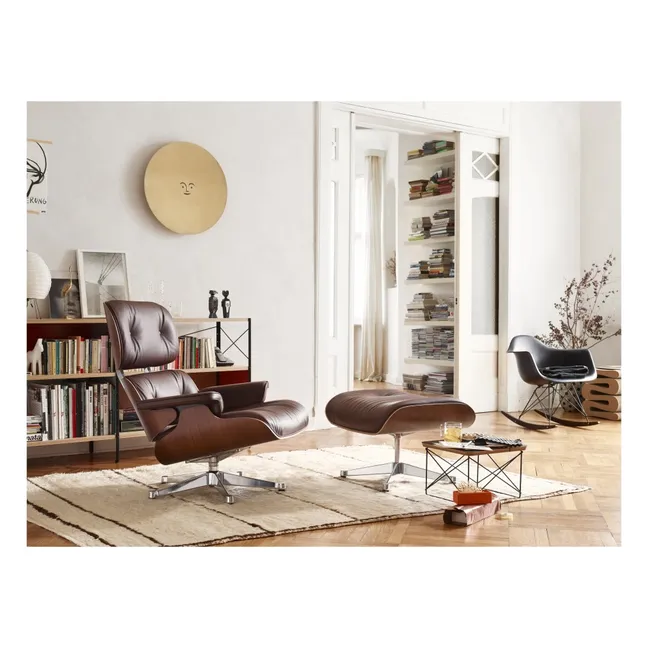 Piccolo Tavolo Occasional LTR - Piétement cromato - Charles &amp; Ray Eames, 1950, | Marrone