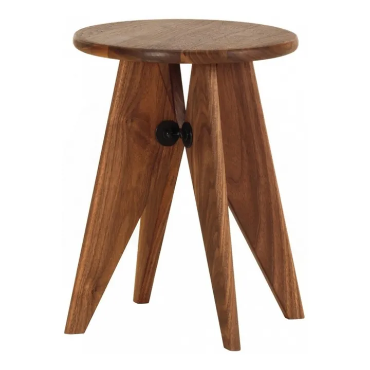 Tabouret Bois | Noyer- Image produit n°0