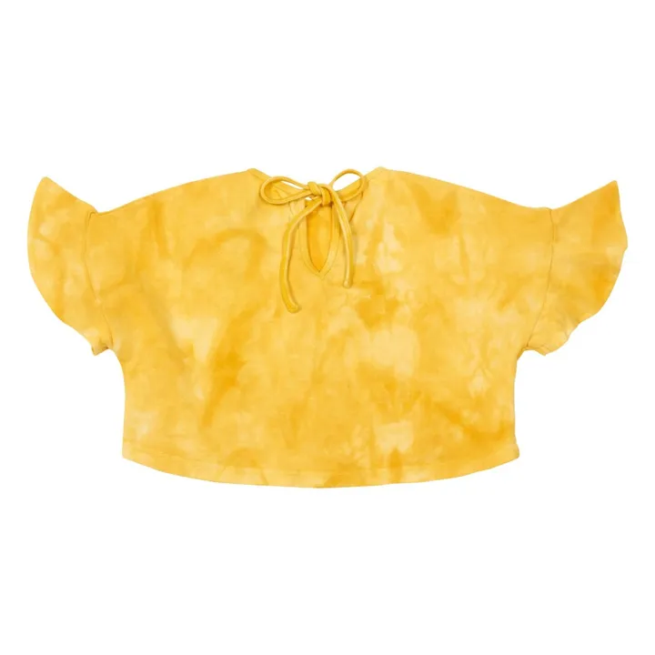 Camiseta Volantes Ella | Amarillo- Imagen del producto n°1
