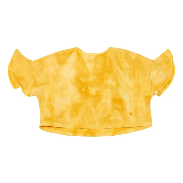 Camiseta Volantes Ella | Amarillo- Imagen del producto n°0