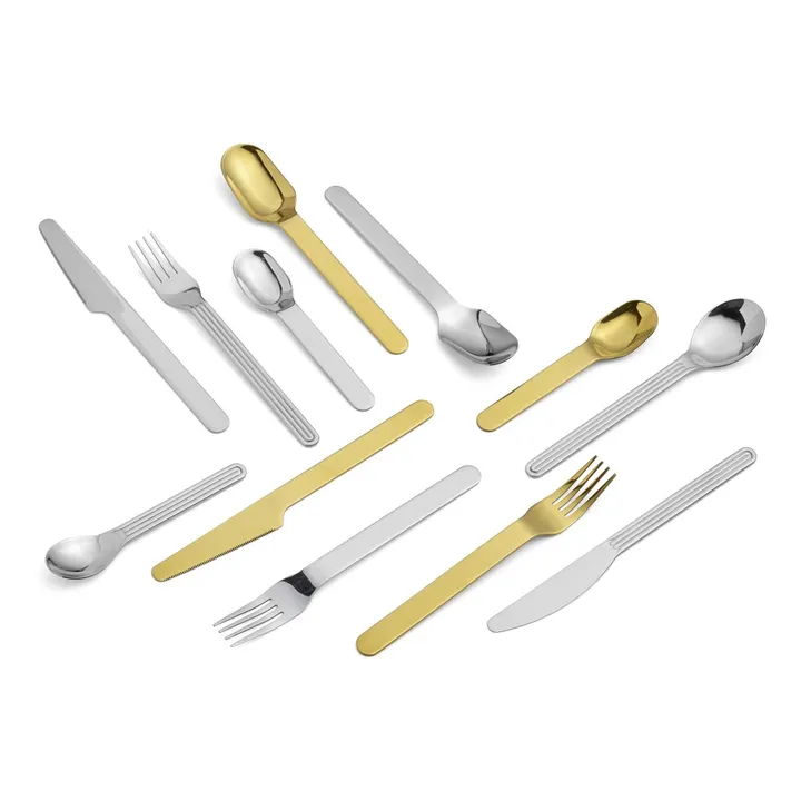 Tenedores Everyday de acero inoxidable - Set de 5 | Dorado- Imagen del producto n°3