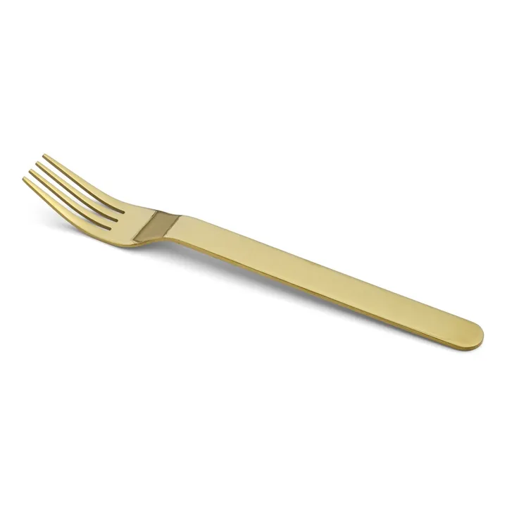 Tenedores Everyday de acero inoxidable - Set de 5 | Dorado- Imagen del producto n°0