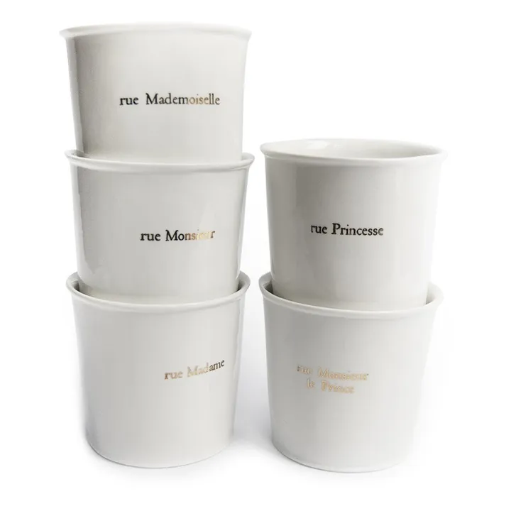 Vaso de porcelana Rue Monsieur le Prince 8,5 cm- Imagen del producto n°2